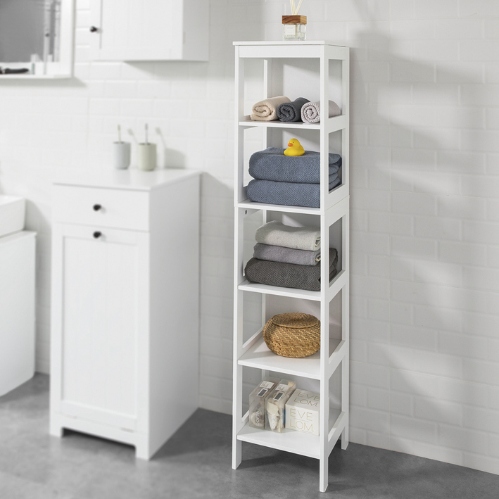 Floor Standing Bathroom Storage Cabinet Unit with 1 Shelf and 2 Drawers SoBuy/® FRG127-SG