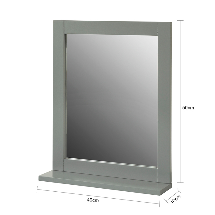 SoBuy® Wall Mounted Bathroom Mirror with Storage Shelf FRG129SG,UK eBay
