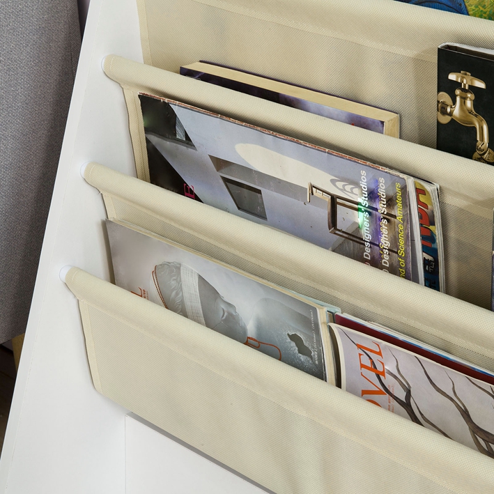 B-Waren Kinder-Bücherregal,Hängefächerregal,Büchergestell,FRG225-W