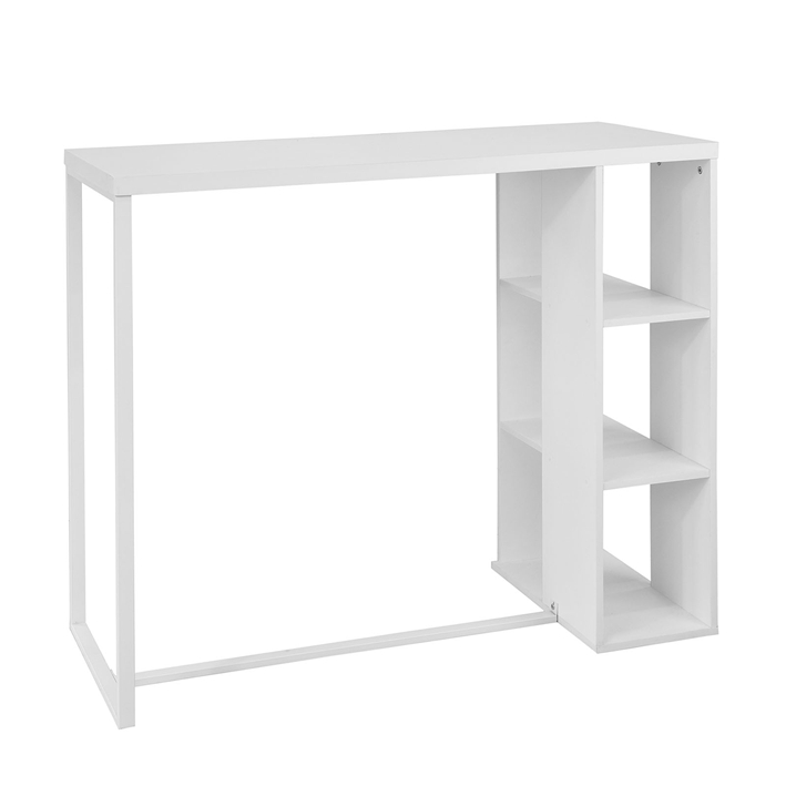 SoBuy® Bartisch,Beistelltisch,Stehtisch,Küchentheke,Küchenbartisch,Weiß